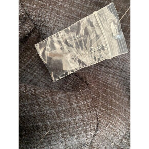 Gap Blue And Black Wool Blend Cap Sleeve Fully Lined Sheath Jumper With Pockets - Picture 7 of 10